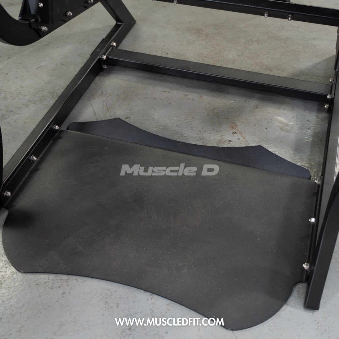 Muscle D Fitness Pro Strength Power Hack Squat — 1,200 lb Capacity, 11-Gauge Steel, Commercial