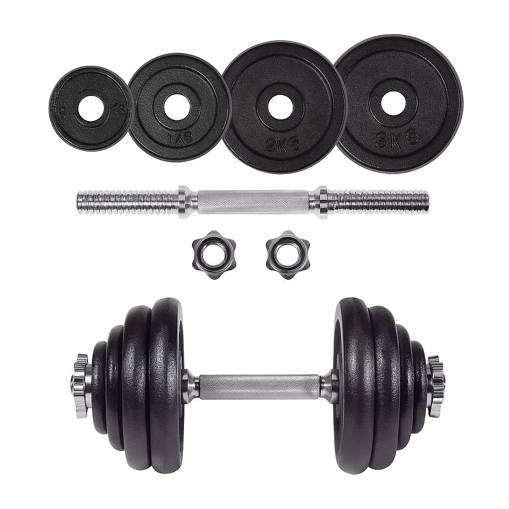 Monarch Black Hex Dumbbell Set (5–20 lb, Pairs)