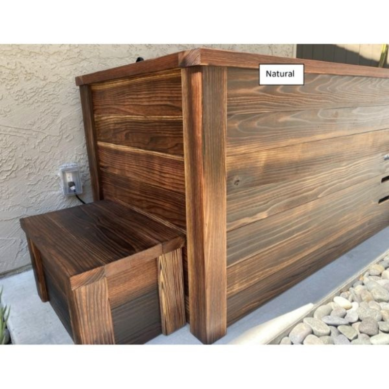 Kooru Handcrafted Redwood Cold Plunge Tub | Shou Sugi Ban | Ozone Filtration | 5 Finishes