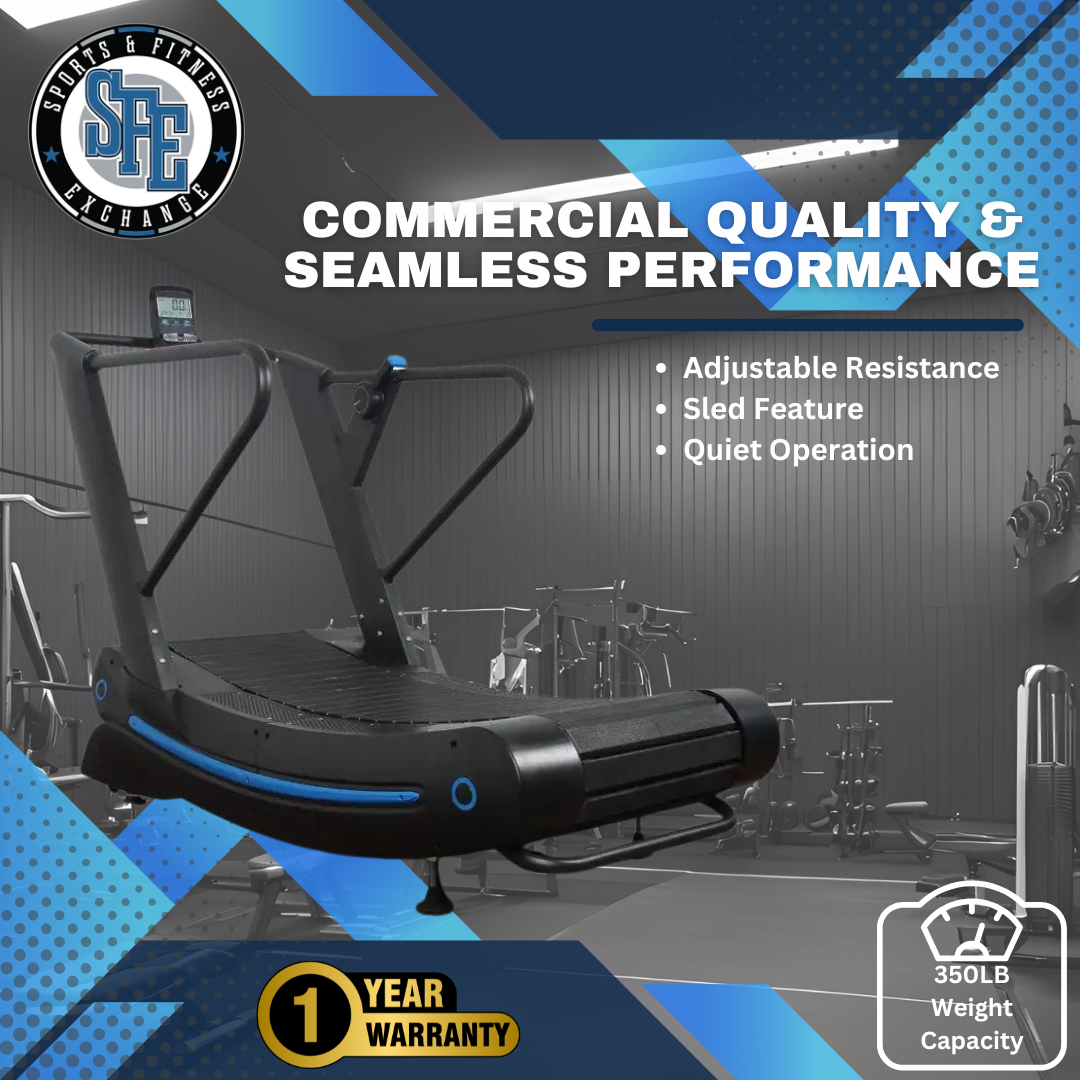 SFE Air Runner Pro — Self-Powered Curved Treadmill | 7-Level Resistance | No Electricity Required