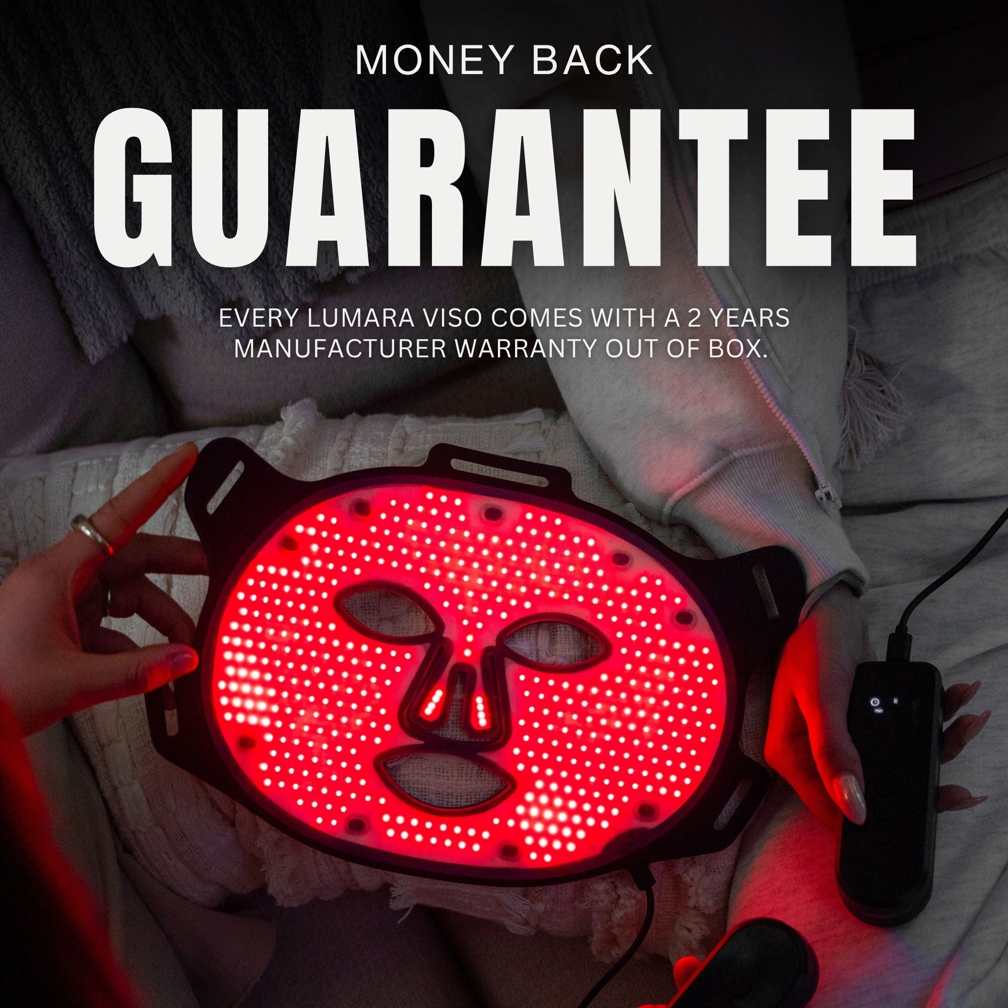 VISO | FDA-Cleared Red Light Therapy Mask | 470 Micro-LEDs | 5x Faster Results