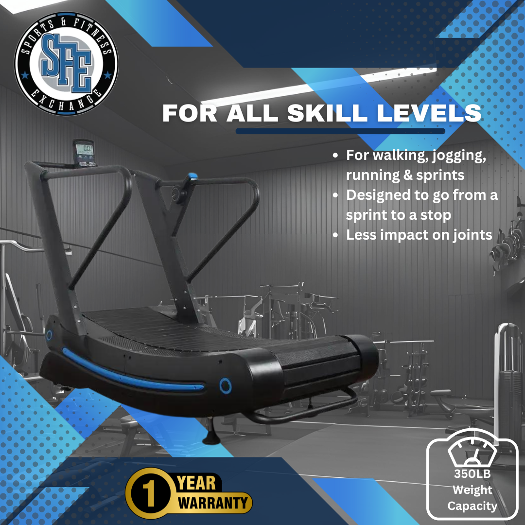 SFE Air Runner Pro — Self-Powered Curved Treadmill | 7-Level Resistance | No Electricity Required