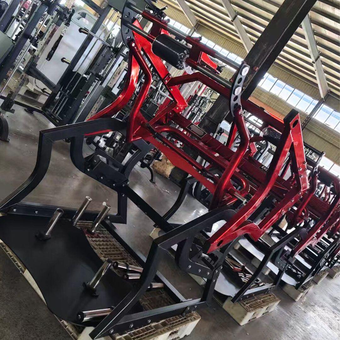 Muscle D Fitness Pro Strength Power Hack Squat — 1,200 lb Capacity, 11-Gauge Steel, Commercial