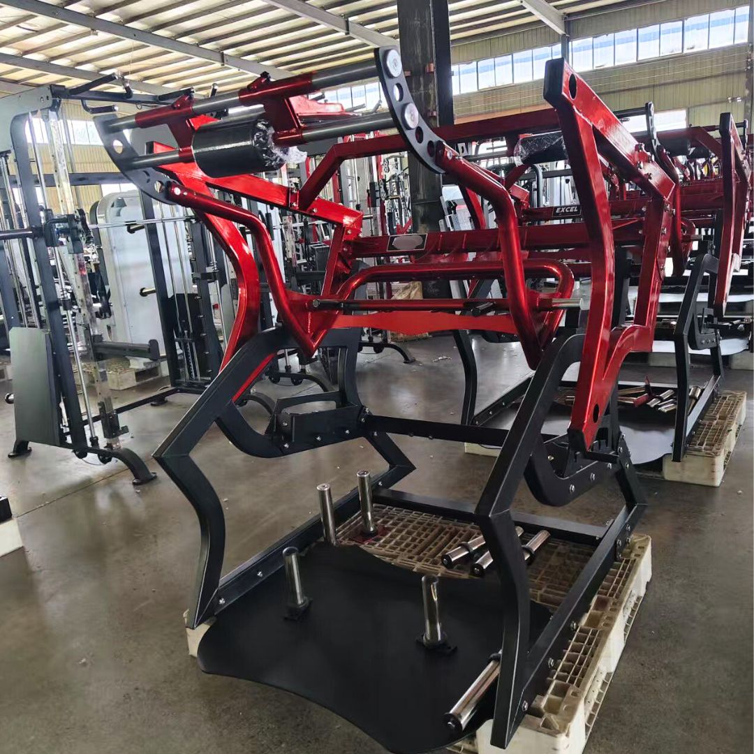 Muscle D Fitness Pro Strength Power Hack Squat — 1,200 lb Capacity, 11-Gauge Steel, Commercial