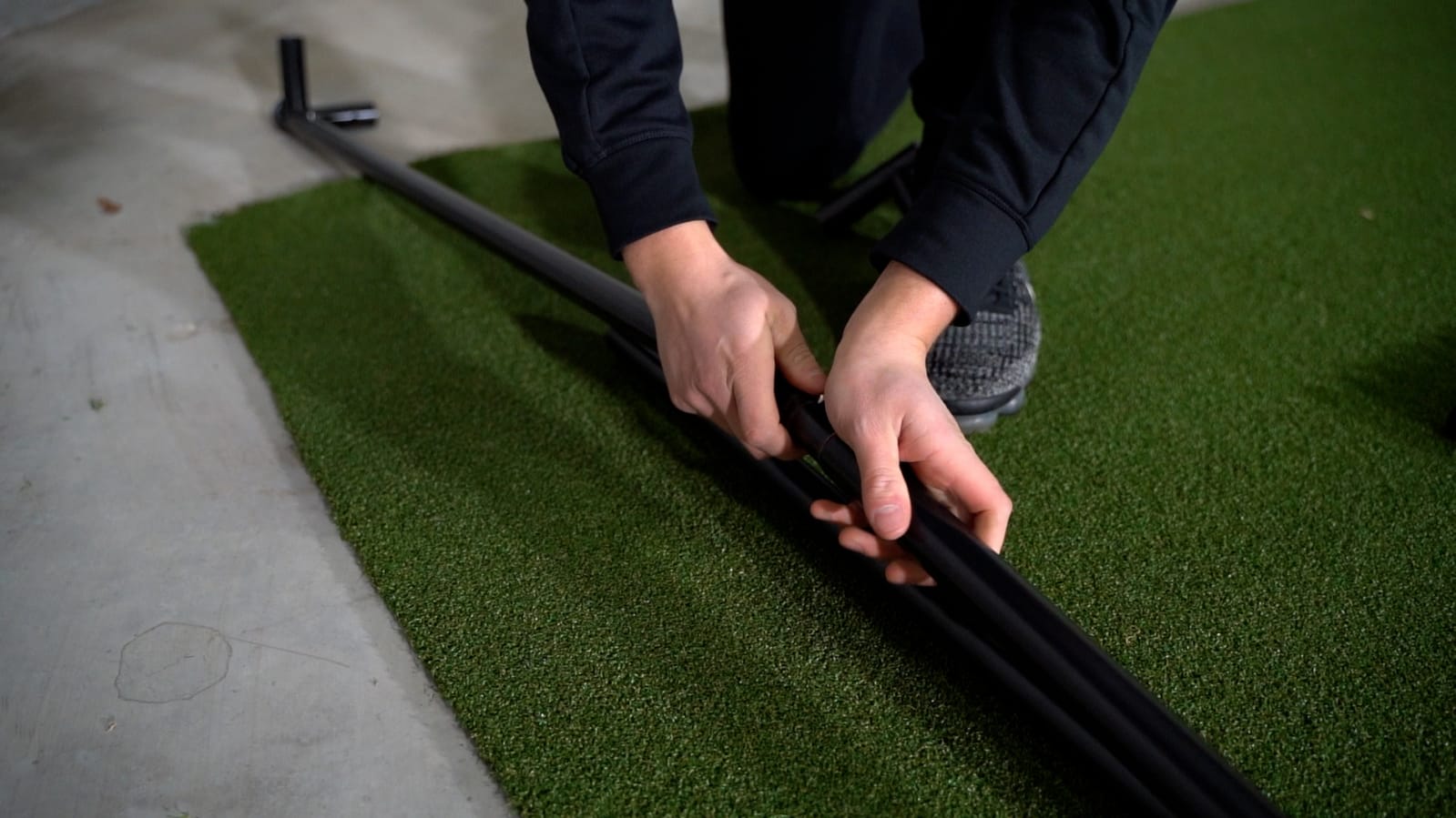 GolfBays SimBox Golf Simulator Enclosure | 7 Sizes | PRO+ Impact Screen, Frame & Free Side Barriers