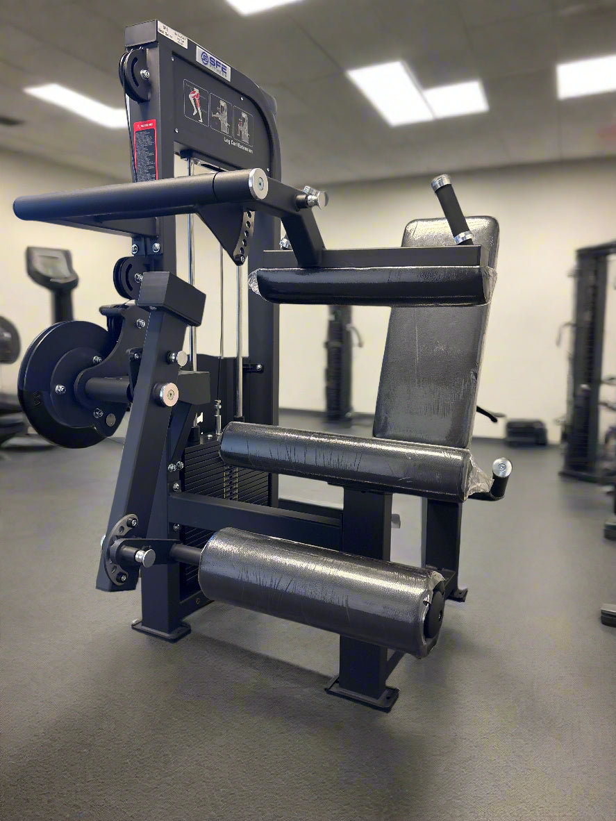 SFE Selectorized Seated Leg Extension & Leg Curl Machine — 250 lb Stack | Dual-Function Commercial