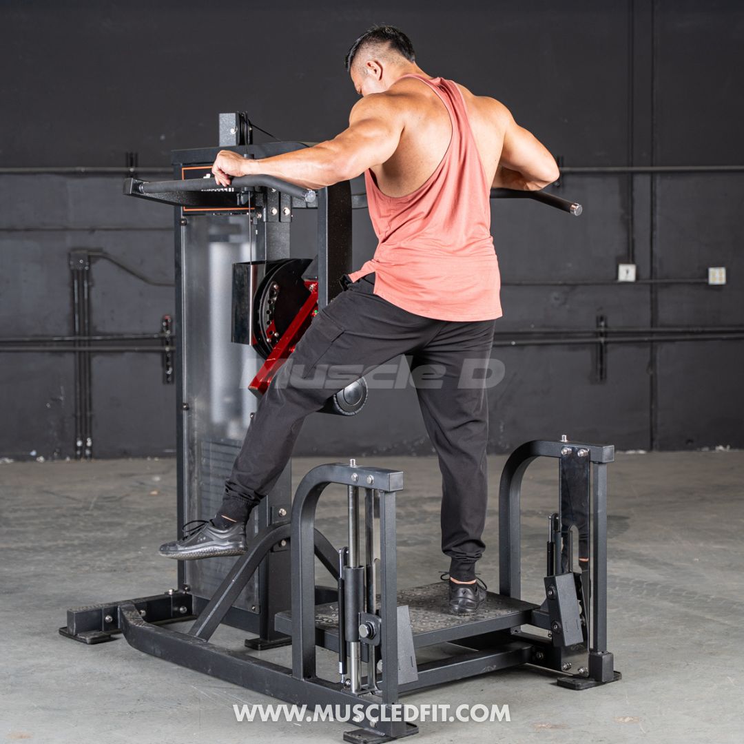 Muscle D Classic V2 Selectorized Multi-Hip Machine — 200 lb Stack | Hip & Glute Trainer | Commercial Grade