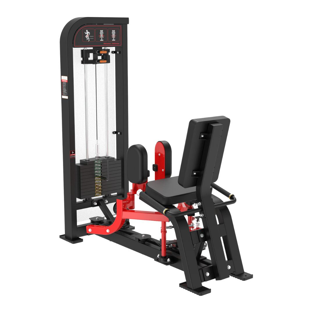 Muscle D Classic V2 Selectorized Inner & Outer Thigh Combo Machine — 200 lb Stack | Commercial Grade