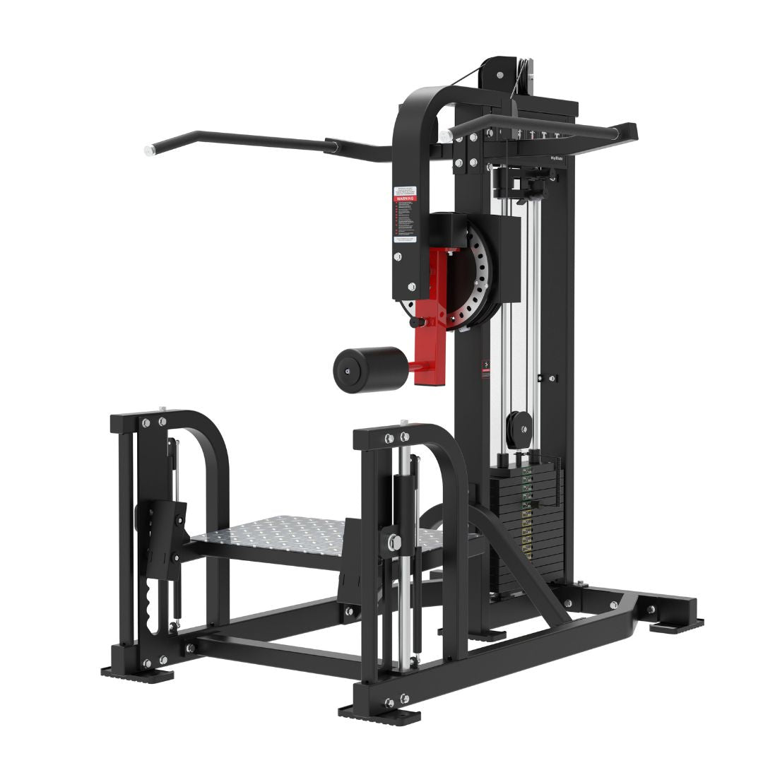 Muscle D Classic V2 Selectorized Multi-Hip Machine — 200 lb Stack | Hip & Glute Trainer | Commercial Grade