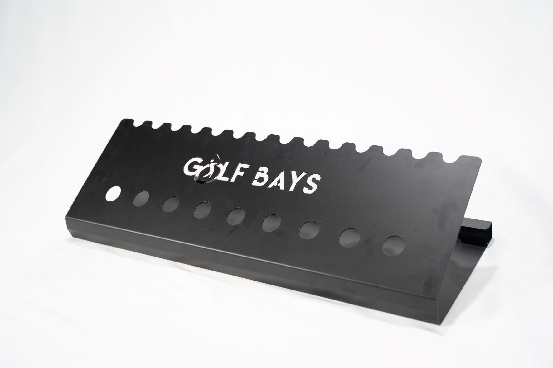 GolfBays Golf Club Display Rack — Holds 14 Clubs & 9 Balls