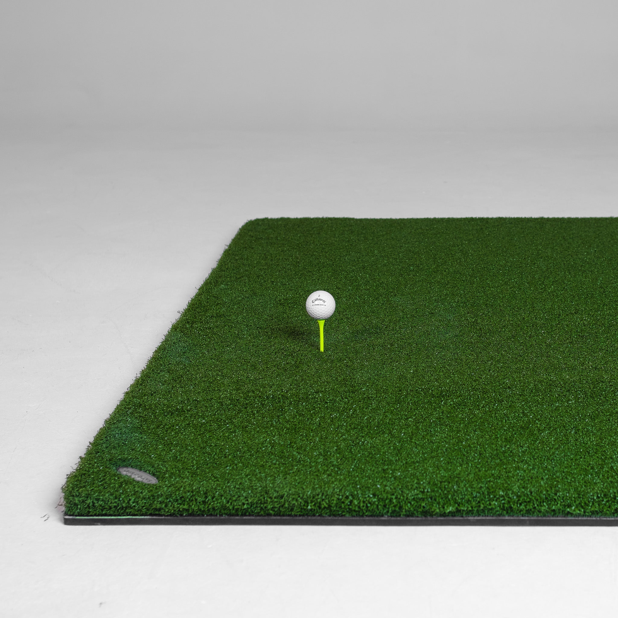 GolfBays Insert Tee Hitting Mat — 4'11" x 4'11" | All Clubs | Minimal Divot Damage