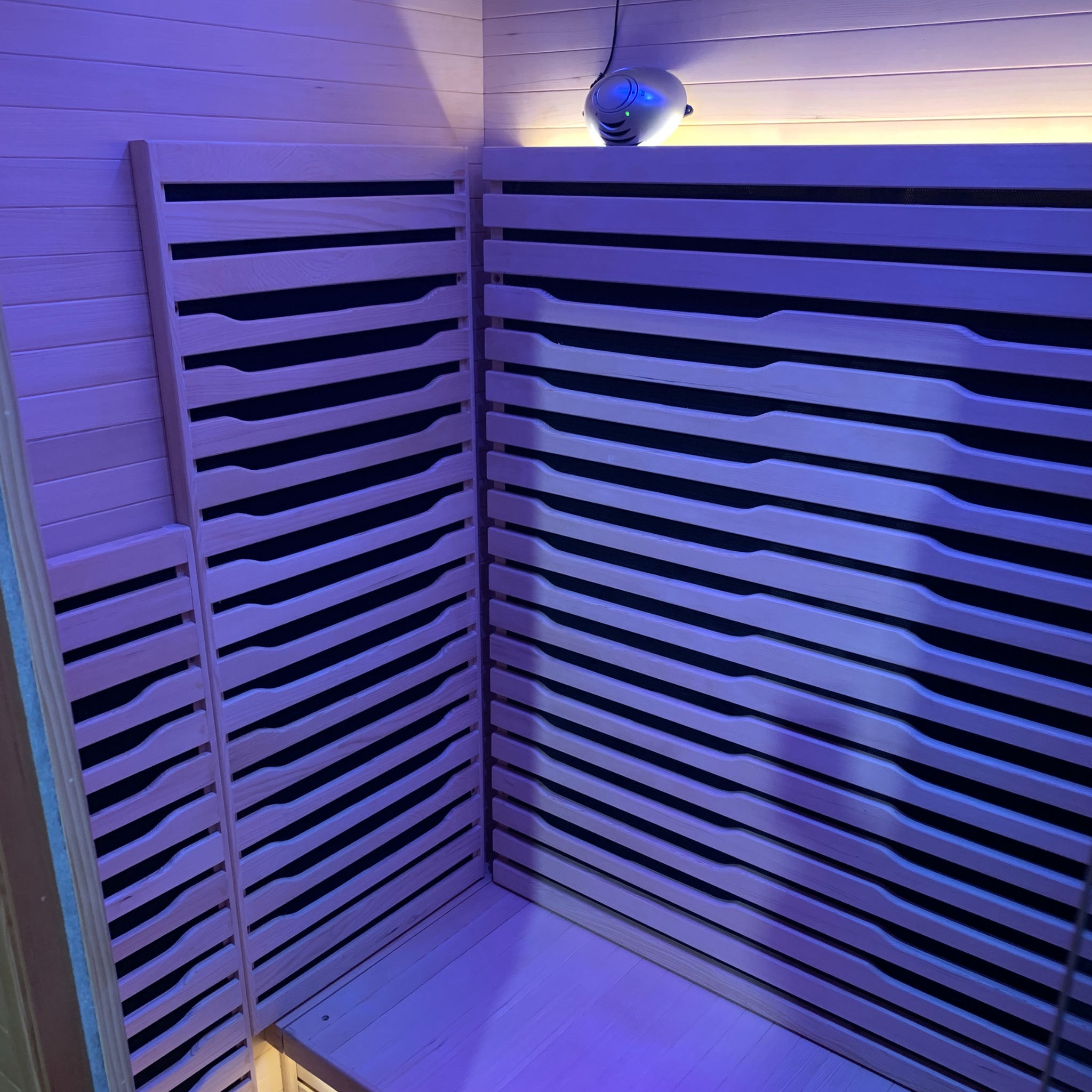 Blisspod Helsinki | Full Spectrum Infrared Sauna + Red Light Therapy | 2 Person | Ultra-Low EMF | Canadian Hemlock