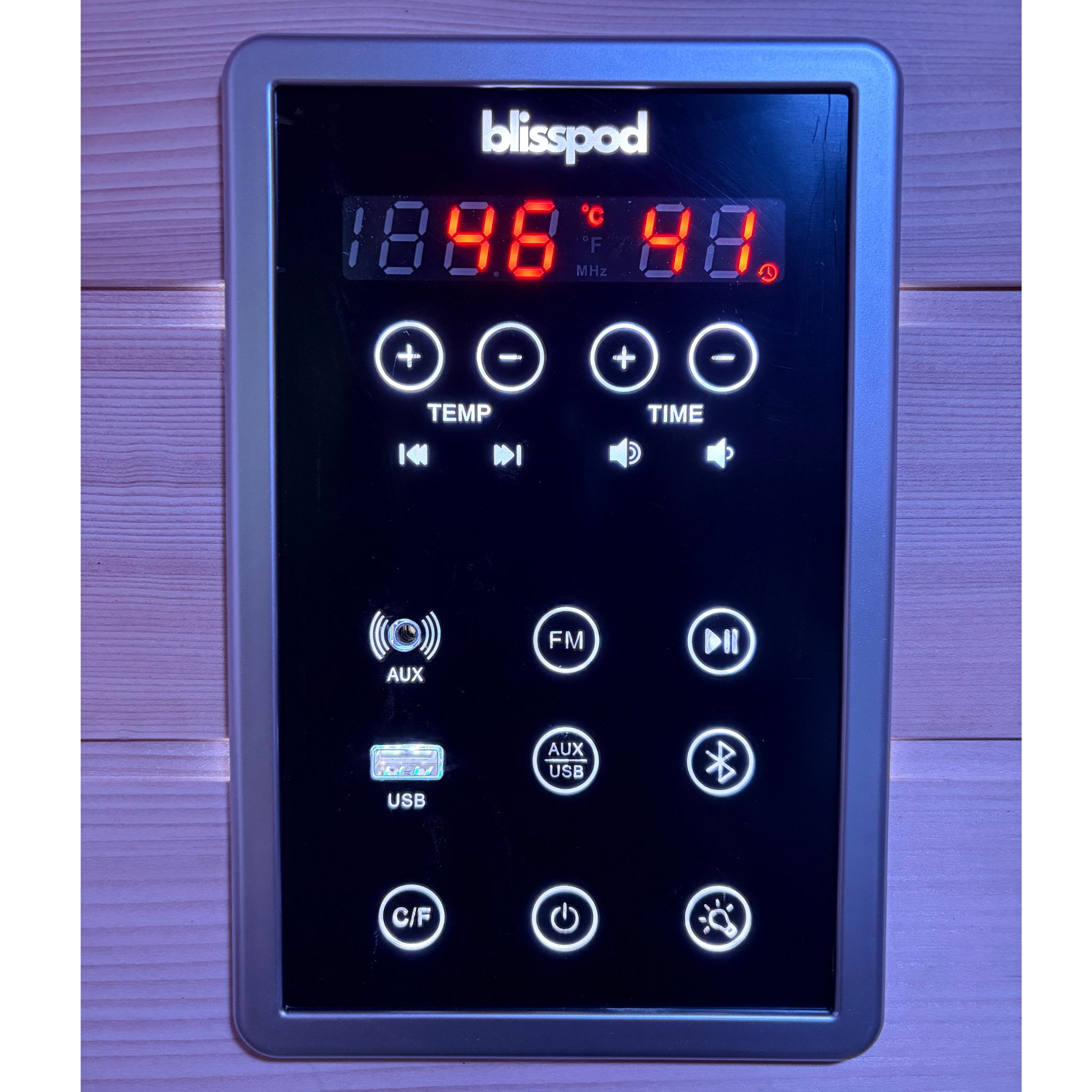 Blisspod Malmo Deluxe | 2-Person Infrared Sauna + Red Light Therapy | Low EMF | Chromotherapy