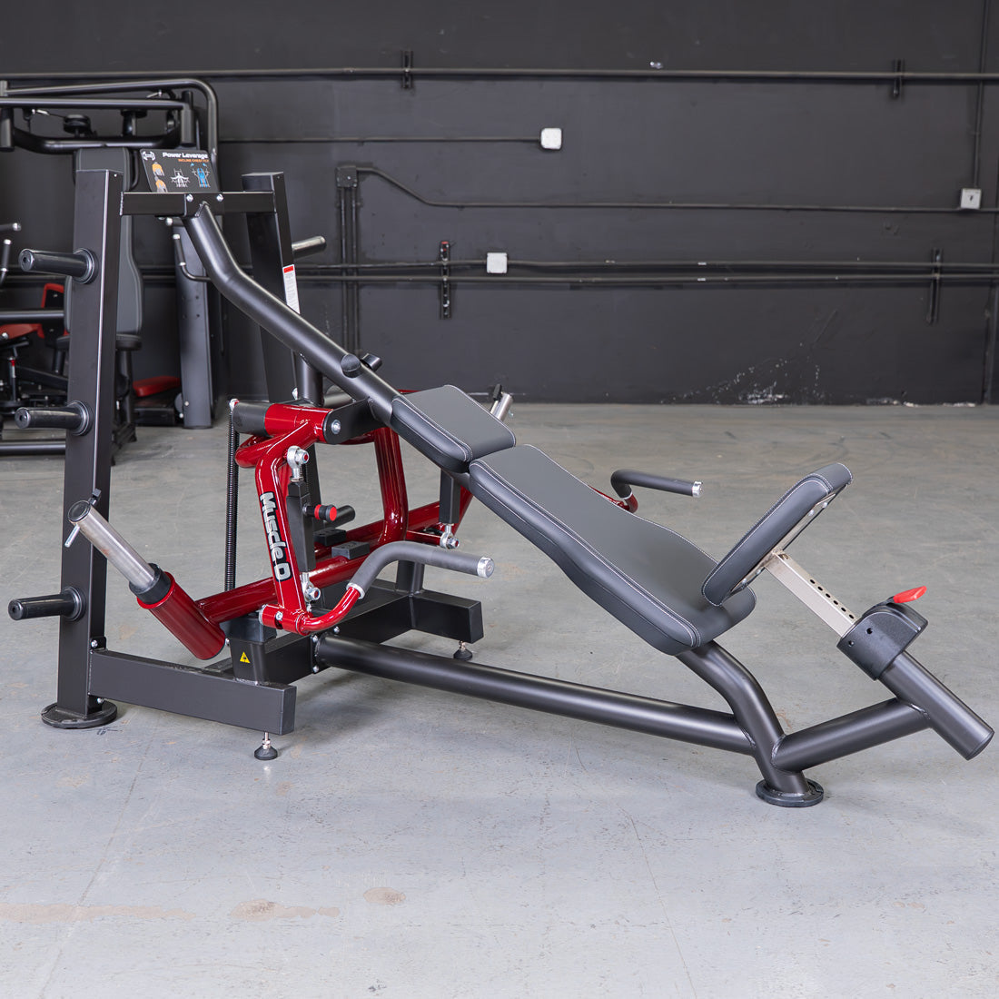Muscle D Fitness Power Leverage V2 Incline Pec Fly — Iso-Lateral, Plate-Loaded, Commercial
