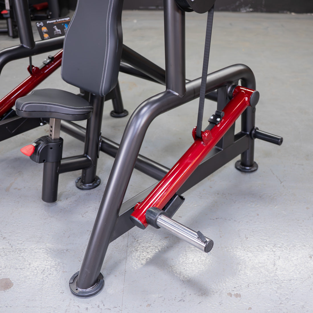 Muscle D Fitness Power Leverage V2 Pullover — Plate-Loaded Lat & Chest Machine, Commercial
