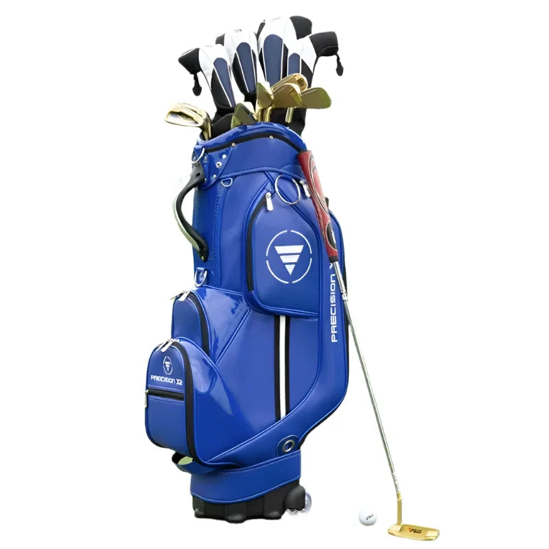 All-in-One Golf Package — Waterproof PU Stand Bag with Wheel