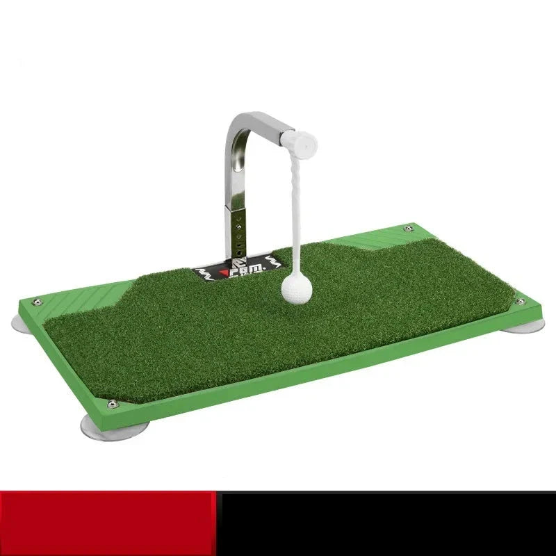360° Rotating Golf Practice Mat — Full Swing Plane Training