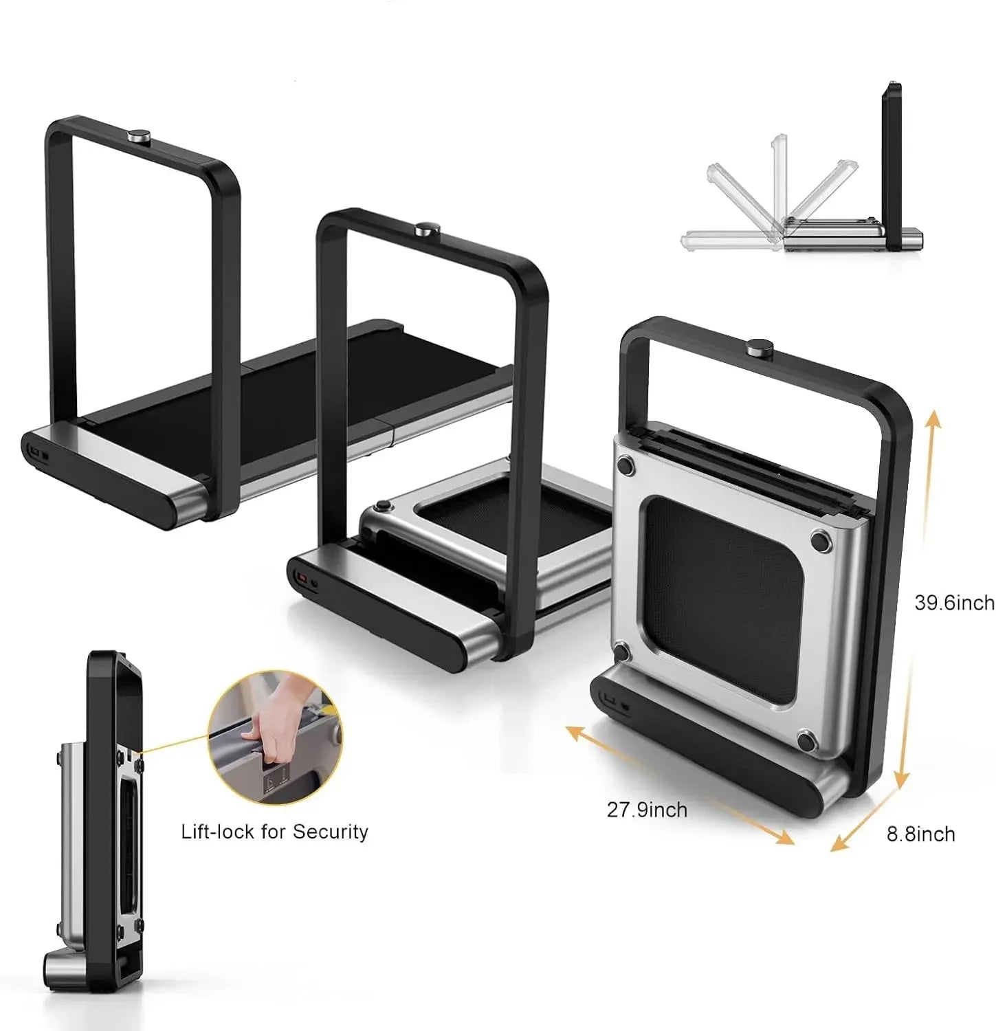 Walk, Run, or Jog Anywhere: Portable Folding Treadmill