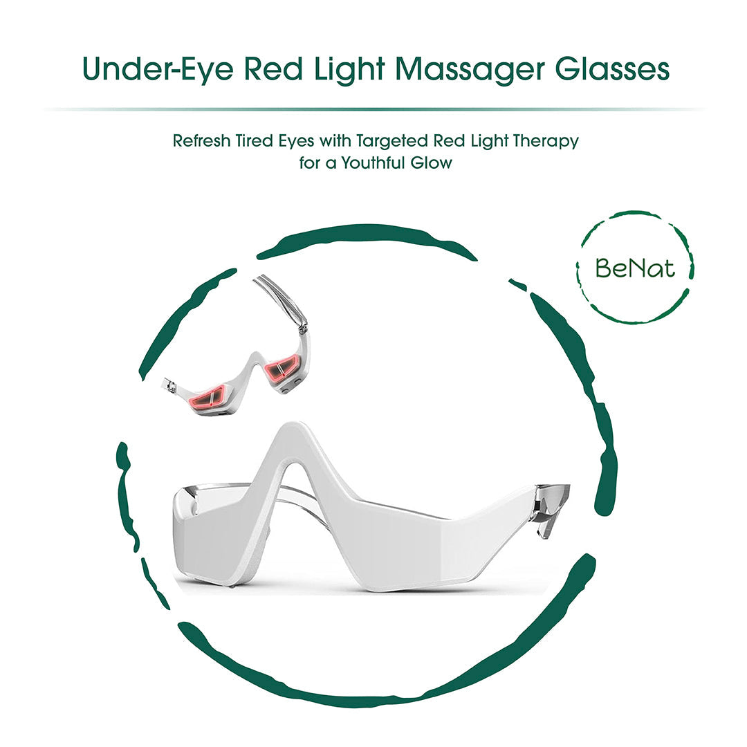 Under-Eye Red Light Therapy Massager | Dark Circles, Puffiness & Fine Lines