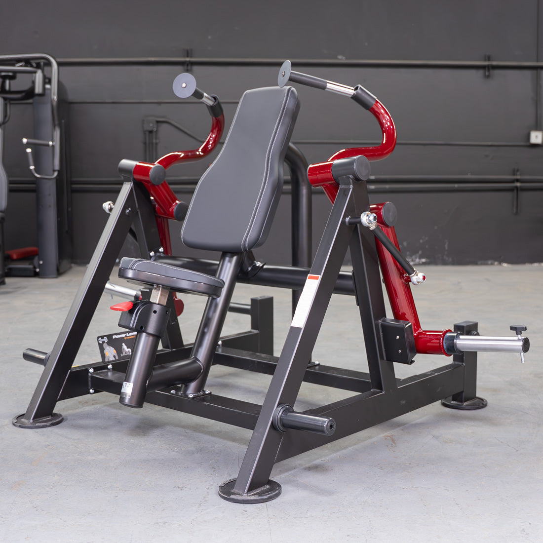 Muscle D Fitness Power Leverage V2 Hammer Grip Triceps Machine — Iso-Lateral, Plate-Loaded