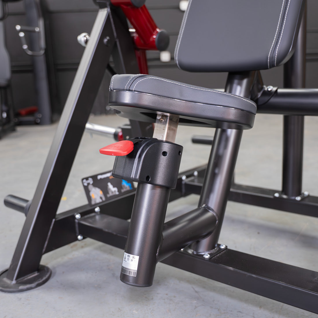 Muscle D Fitness Power Leverage V2 Hammer Grip Triceps Machine — Iso-Lateral, Plate-Loaded