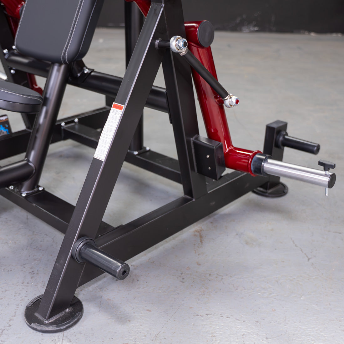 Muscle D Fitness Power Leverage V2 Hammer Grip Triceps Machine — Iso-Lateral, Plate-Loaded