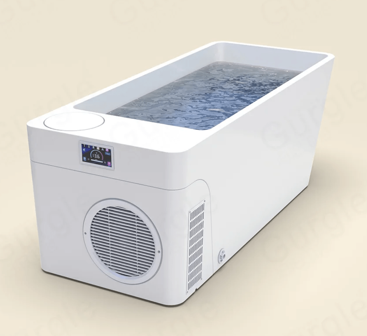 Gurgle Acrylic Cold Plunge Pool | Integrated Chiller, Heater & Massage Jets | 3–42°C