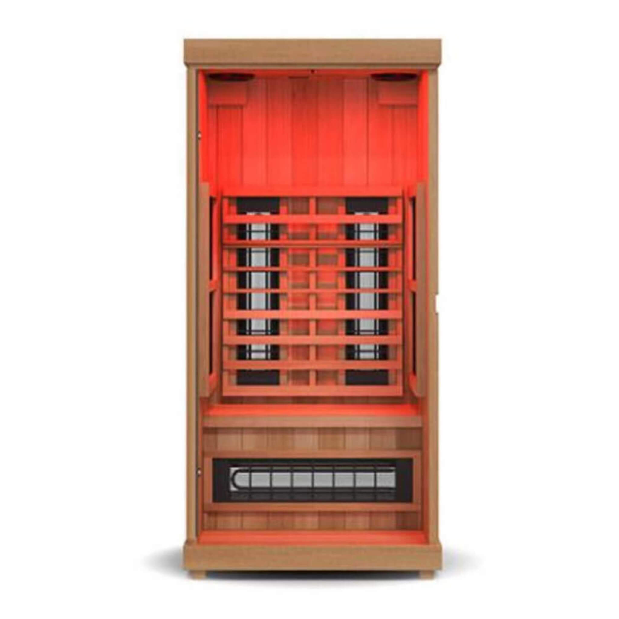 Finnmark FD-1 Full Spectrum Infrared Sauna — 1-Person | Cedar & Aspen | Bluetooth Audio