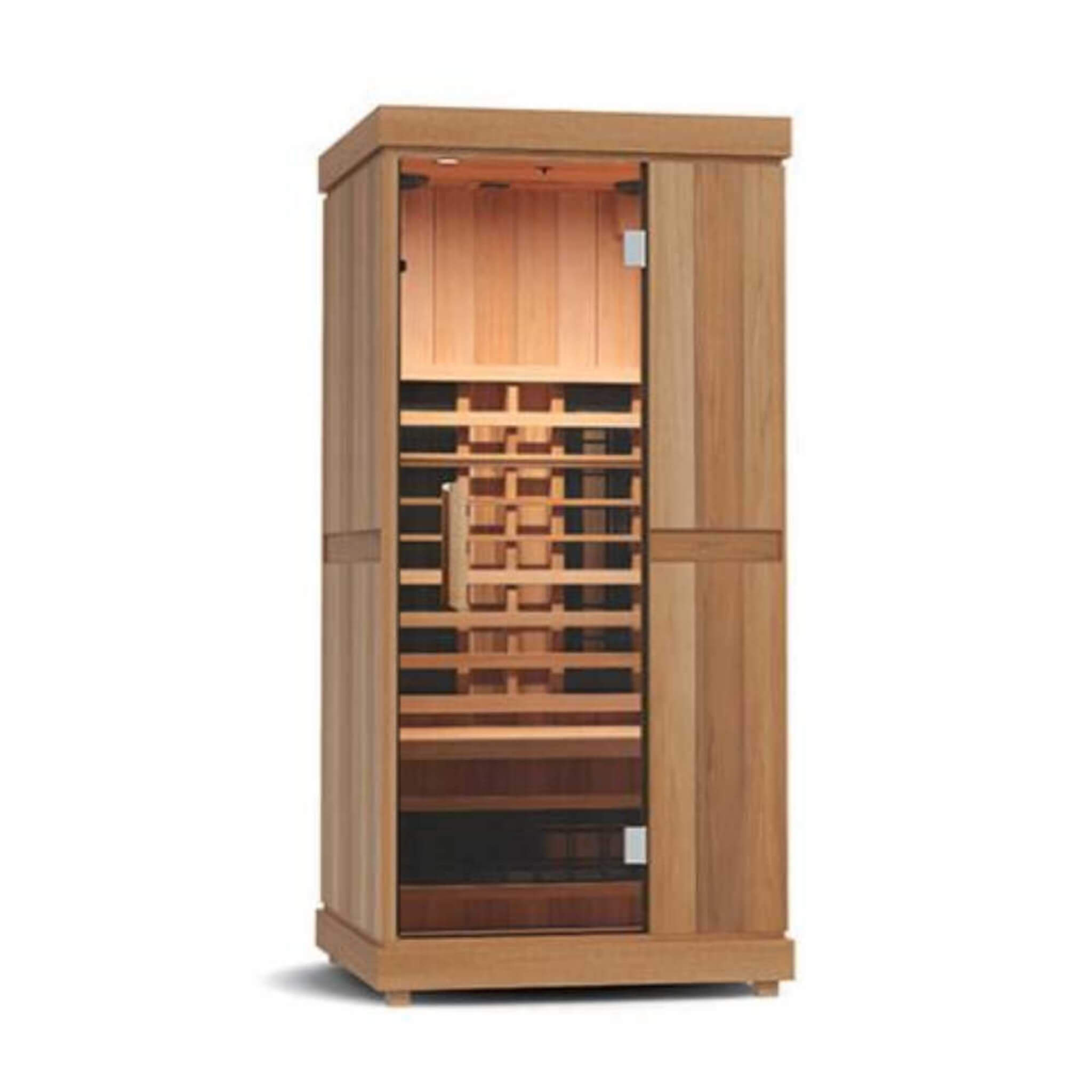 Finnmark FD-1 Full Spectrum Infrared Sauna — 1-Person | Cedar & Aspen | Bluetooth Audio