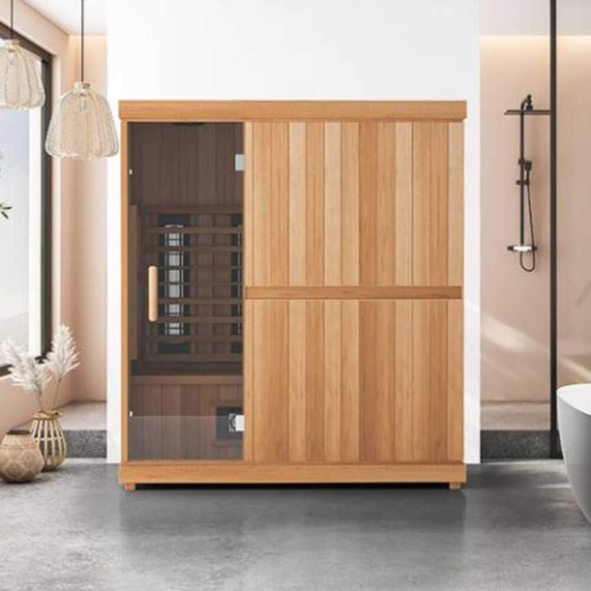 Finnmark FD-3 Trinity — 4-Person Full Spectrum Infrared Sauna | Carbon 360 + Short-Wave