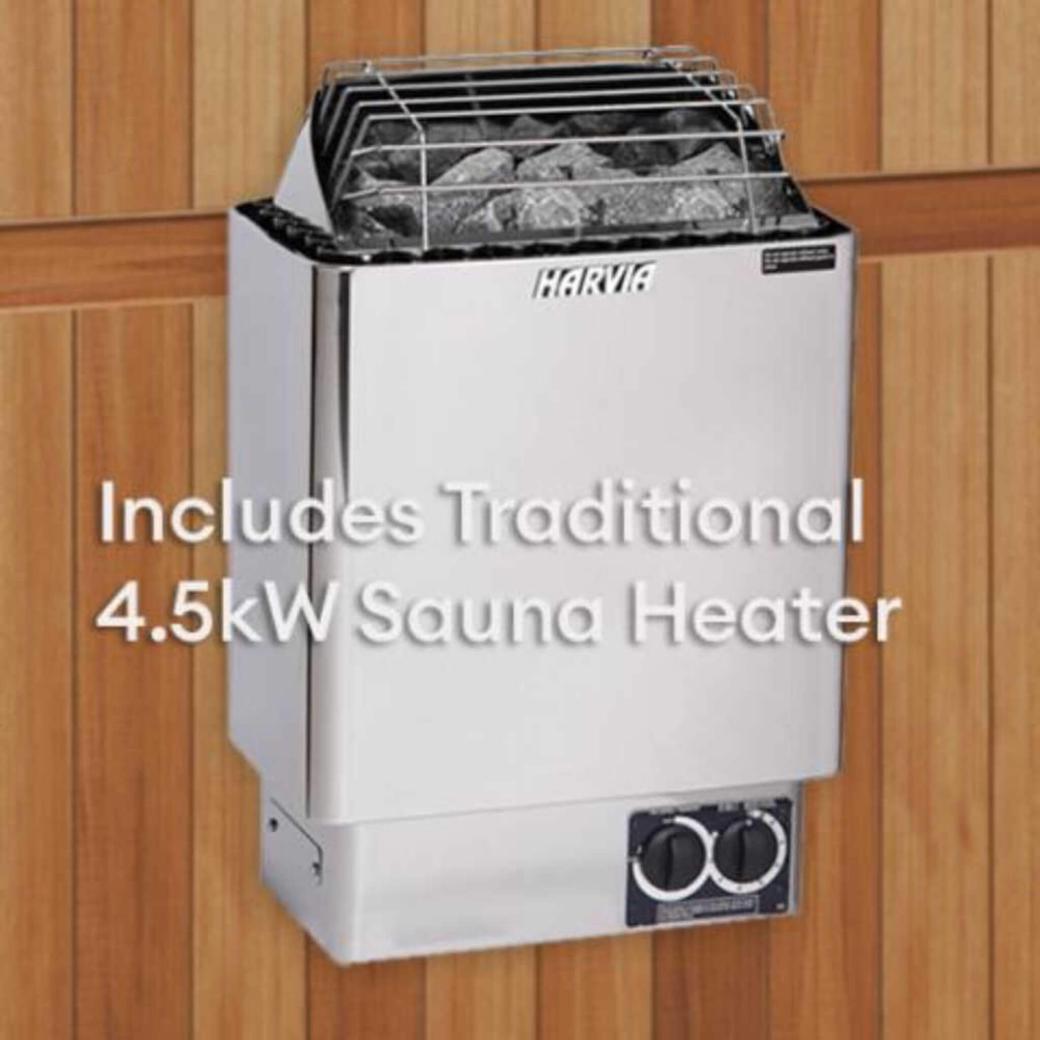 Finnmark FD-5 Trinity XL — 4-Person Infrared, Steam & Red Light Therapy Sauna Combo