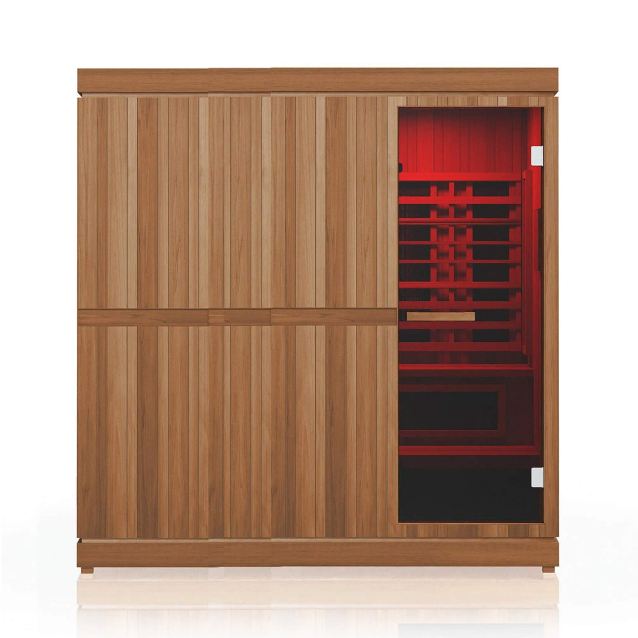 Finnmark FD-5 Trinity XL — 4-Person Infrared, Steam & Red Light Therapy Sauna Combo