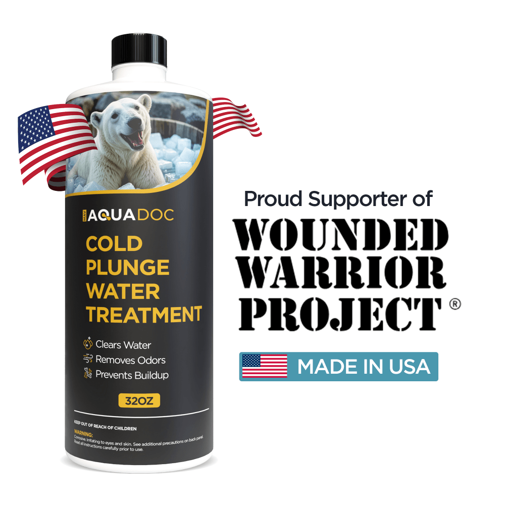 AquaDoc Cold Plunge Water Treatment | Weekly Ice Bath Maintenance | 32 oz