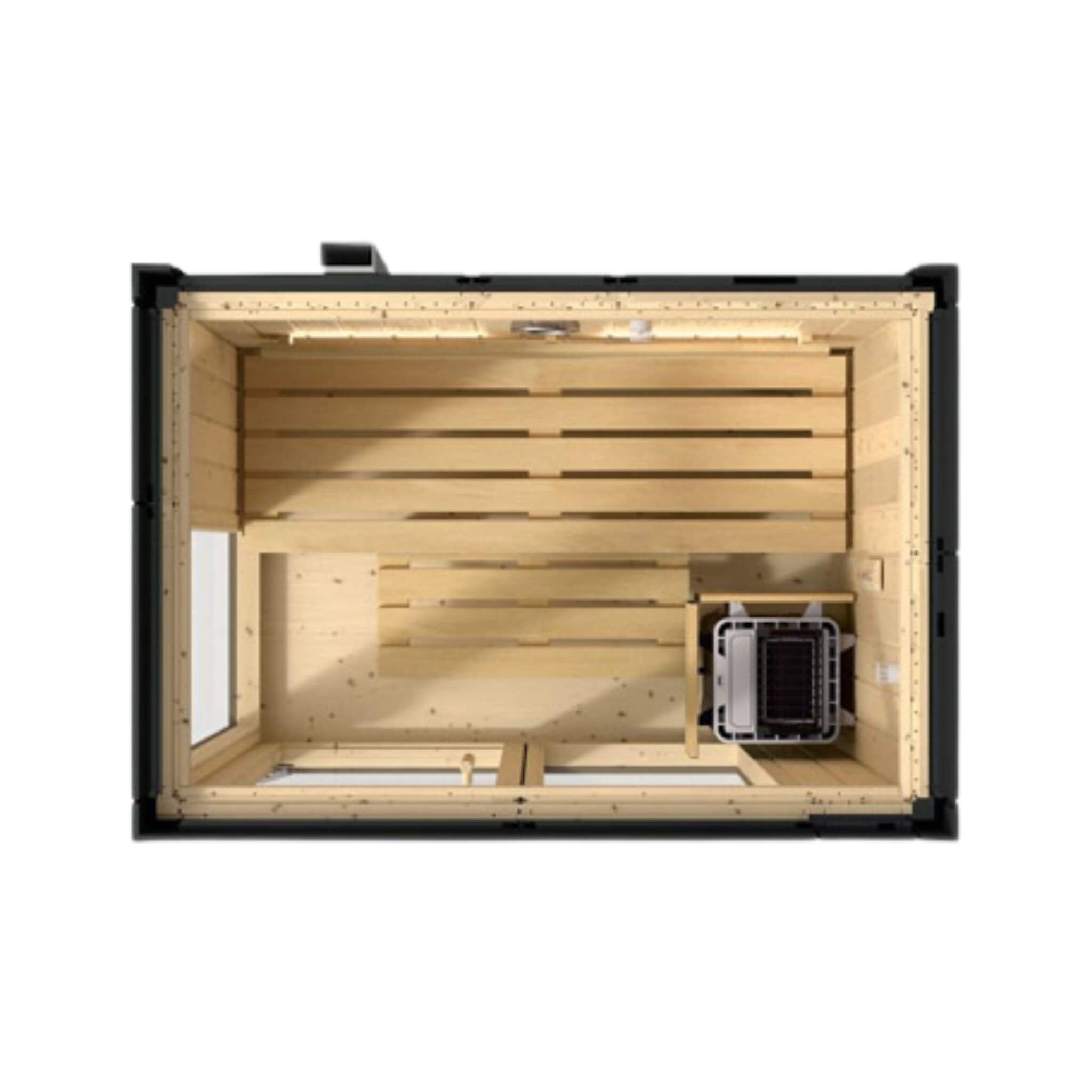Kohler C1 Indoor Sauna | Graphite Gray | FERO Heater | Freestanding & Alcove | 2, 3 & 5 Person