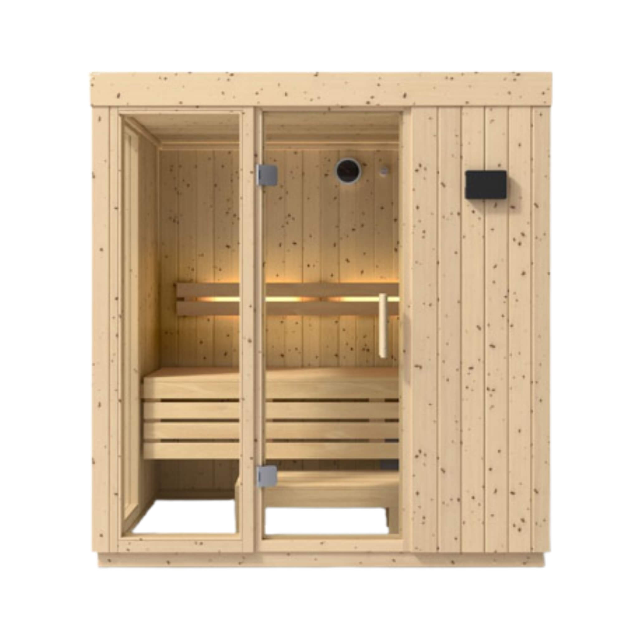Kohler C1 Indoor Sauna | Scandinavian Spruce | FERO Heater | 2, 3 & 5 Person