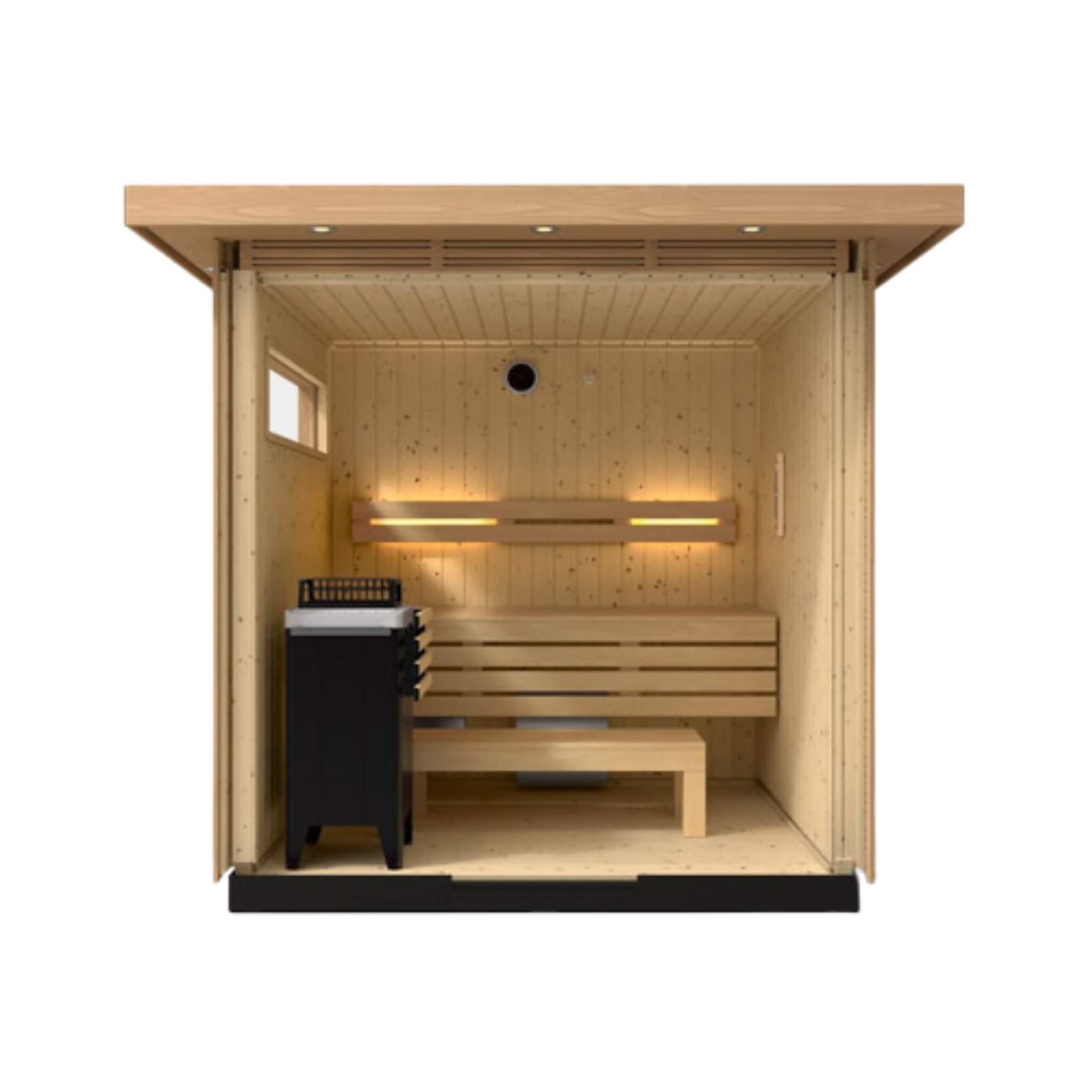 Kohler C2 Outdoor Sauna | Douglas Fir & Scandinavian Spruce | FERO Heater | 3, 5 & 6 Person