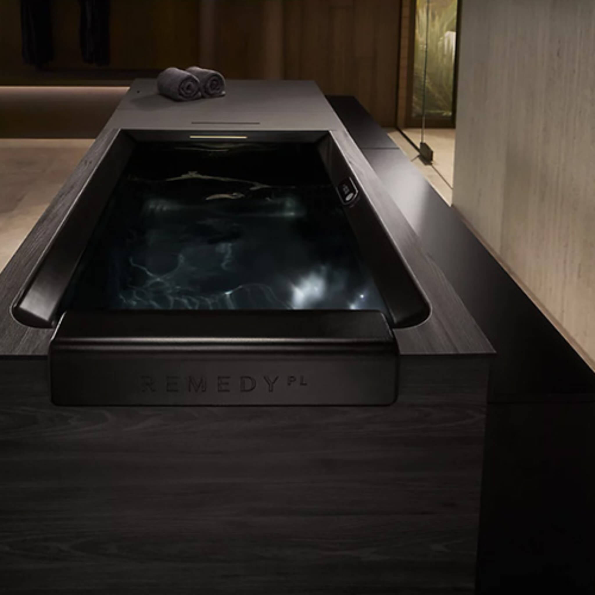 Kohler × Remedy Place Ice Bath | 85-Gallon Smart Wellness Tub | 39–104°F | Indoor & Outdoor