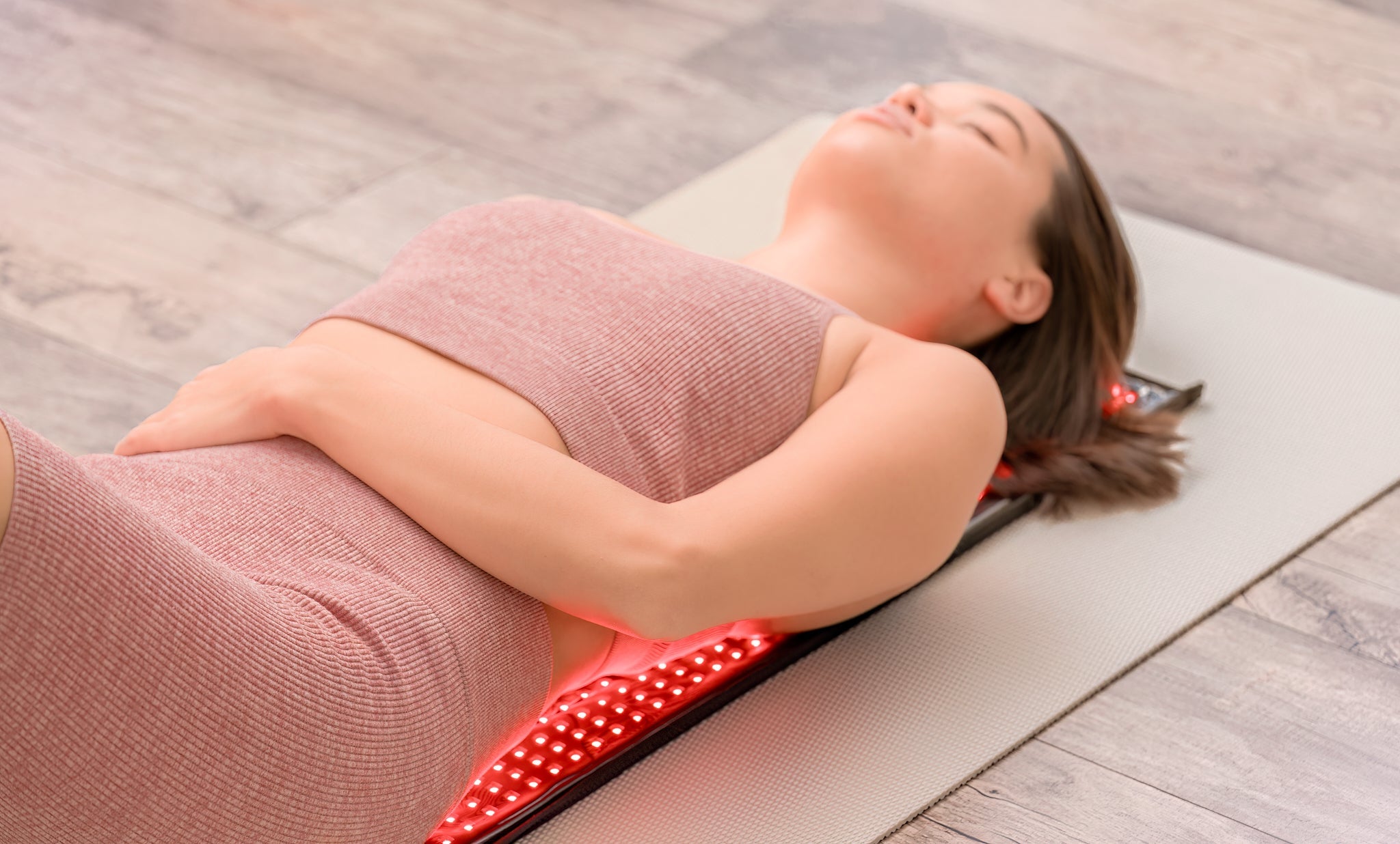 FitHaven Large Red Light Therapy Pad | 27" × 11" | 1,998 LEDs | 660nm + 850nm Dual-Spectrum