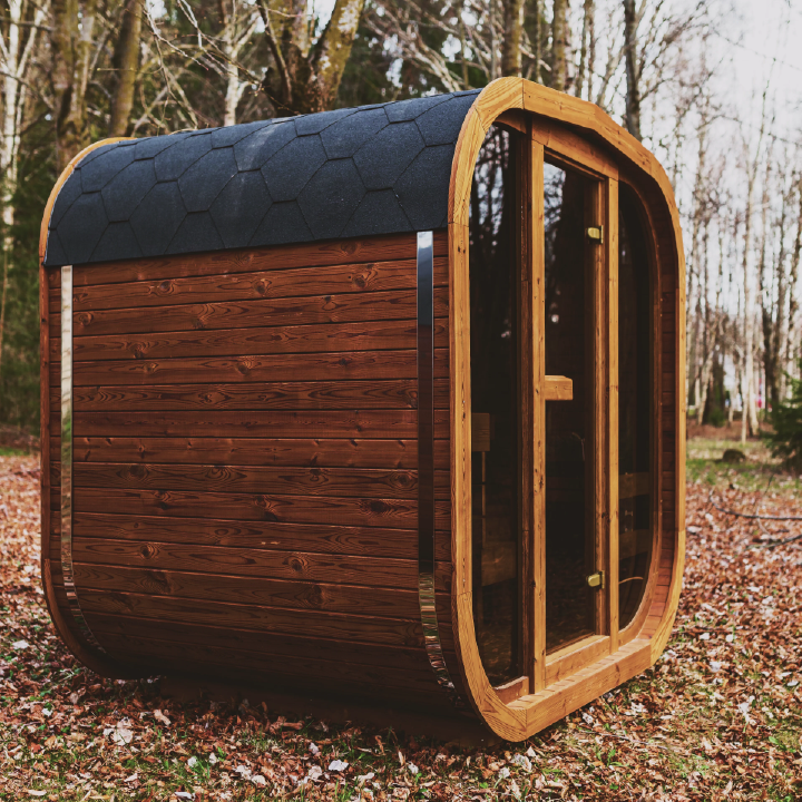 Patio Elegance MW20 — Large Outdoor ThermoWood Sauna | Harvia-Powered | Premium Backyard Wellness