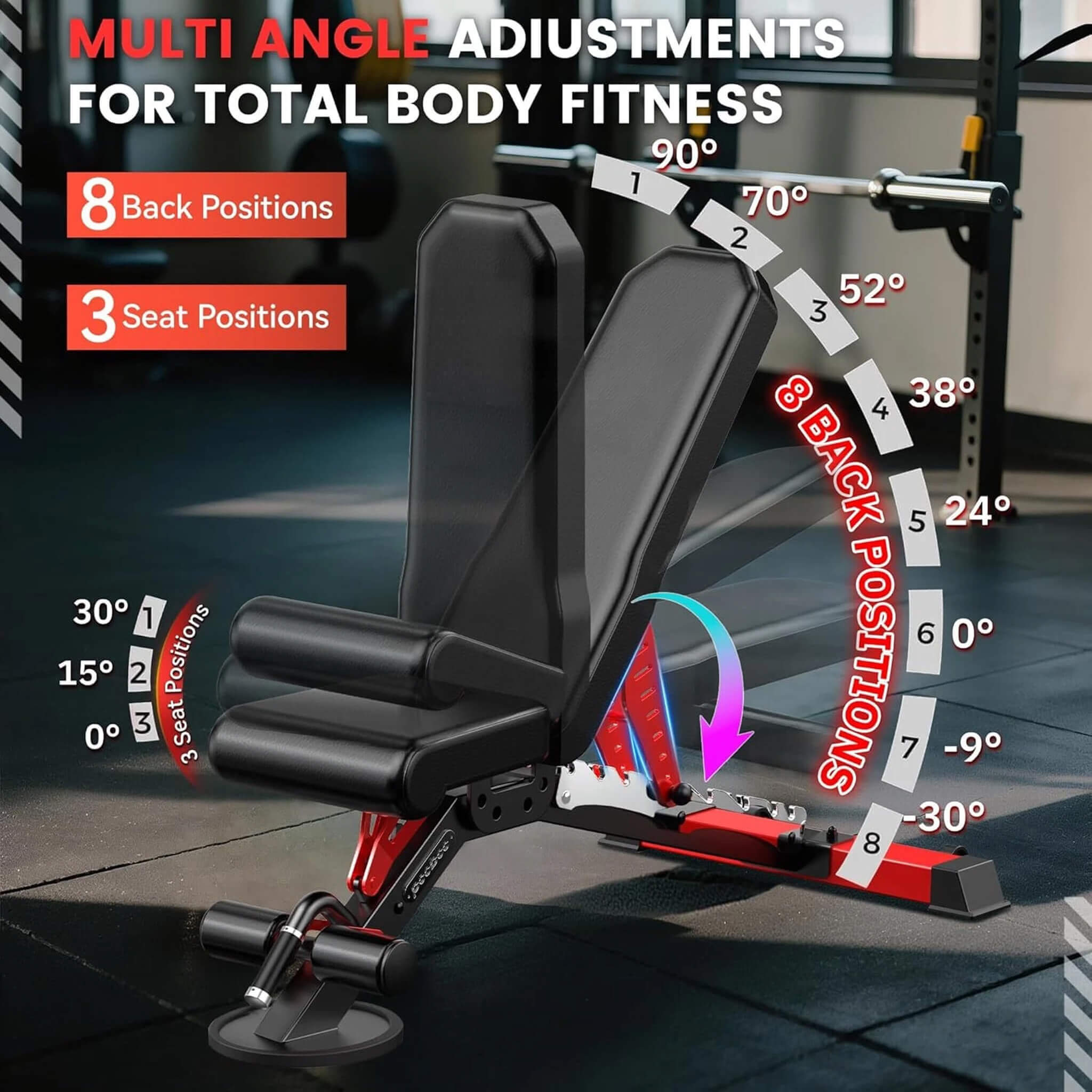 Rovix 2,000 lb All-In-One Power Cage & Smith Machine — 15+ Attachments