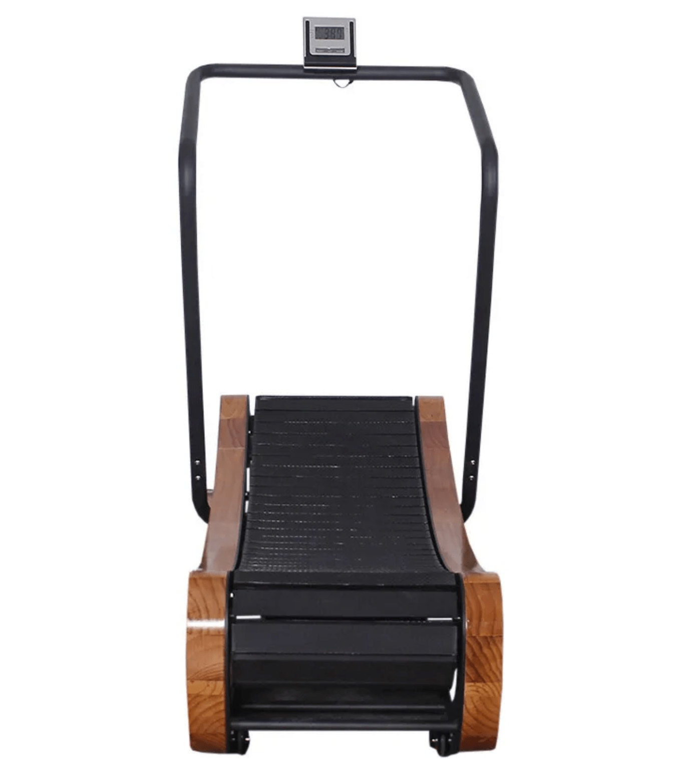 MedEq R2000 Solid Wood Curved Treadmill | Self-Powered Luxury Trainer