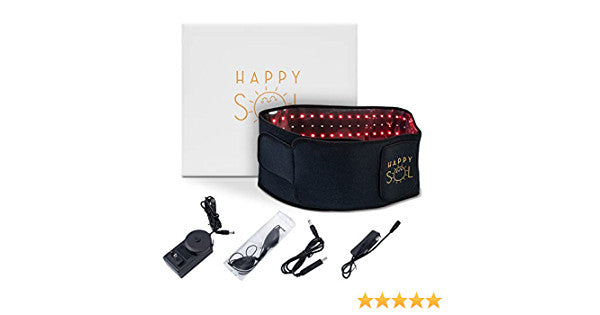 Red Light Therapy Belt | 105 Red & Infrared LEDs | Wearable Pain Relief & Recovery