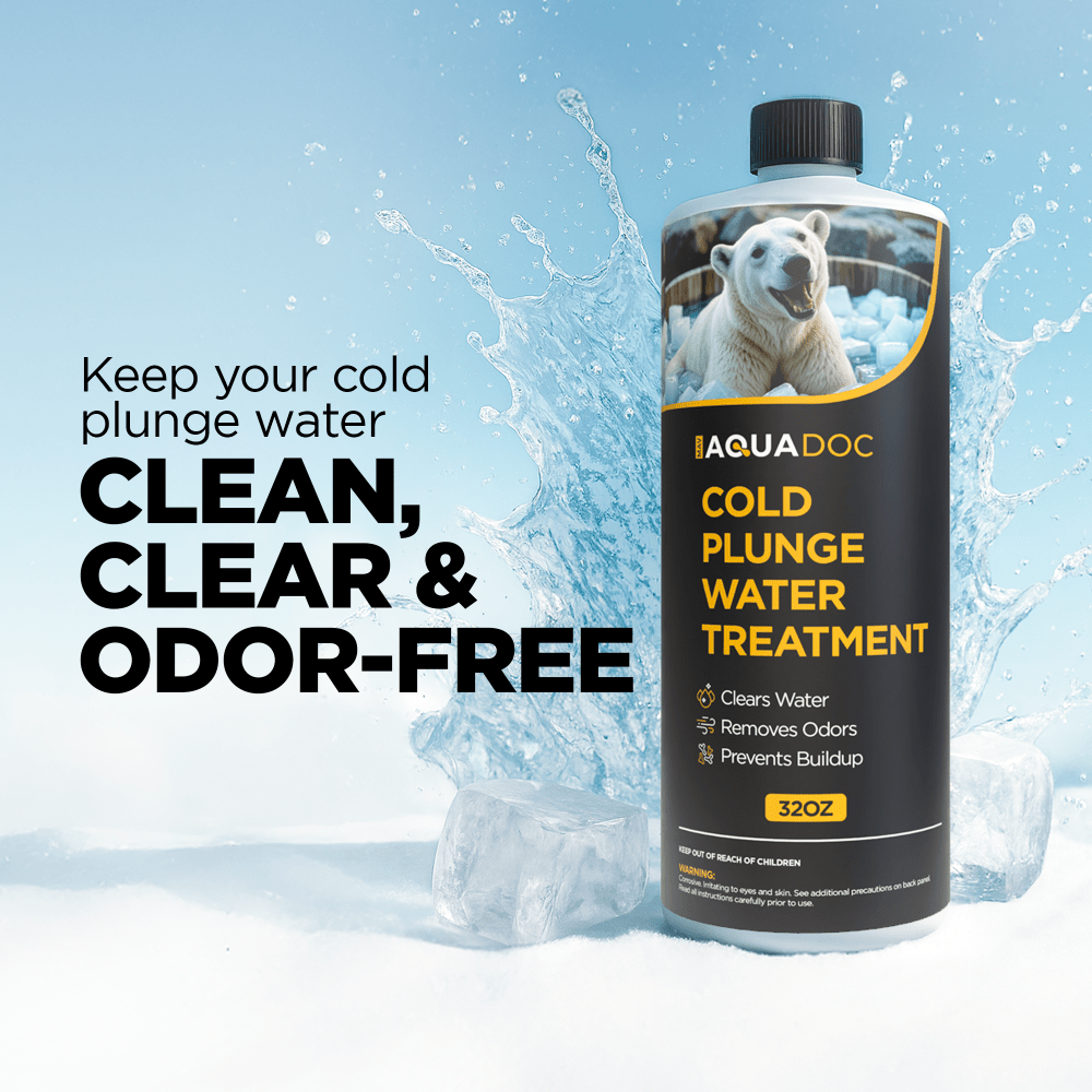 AquaDoc Cold Plunge Water Treatment | Weekly Ice Bath Maintenance | 32 oz