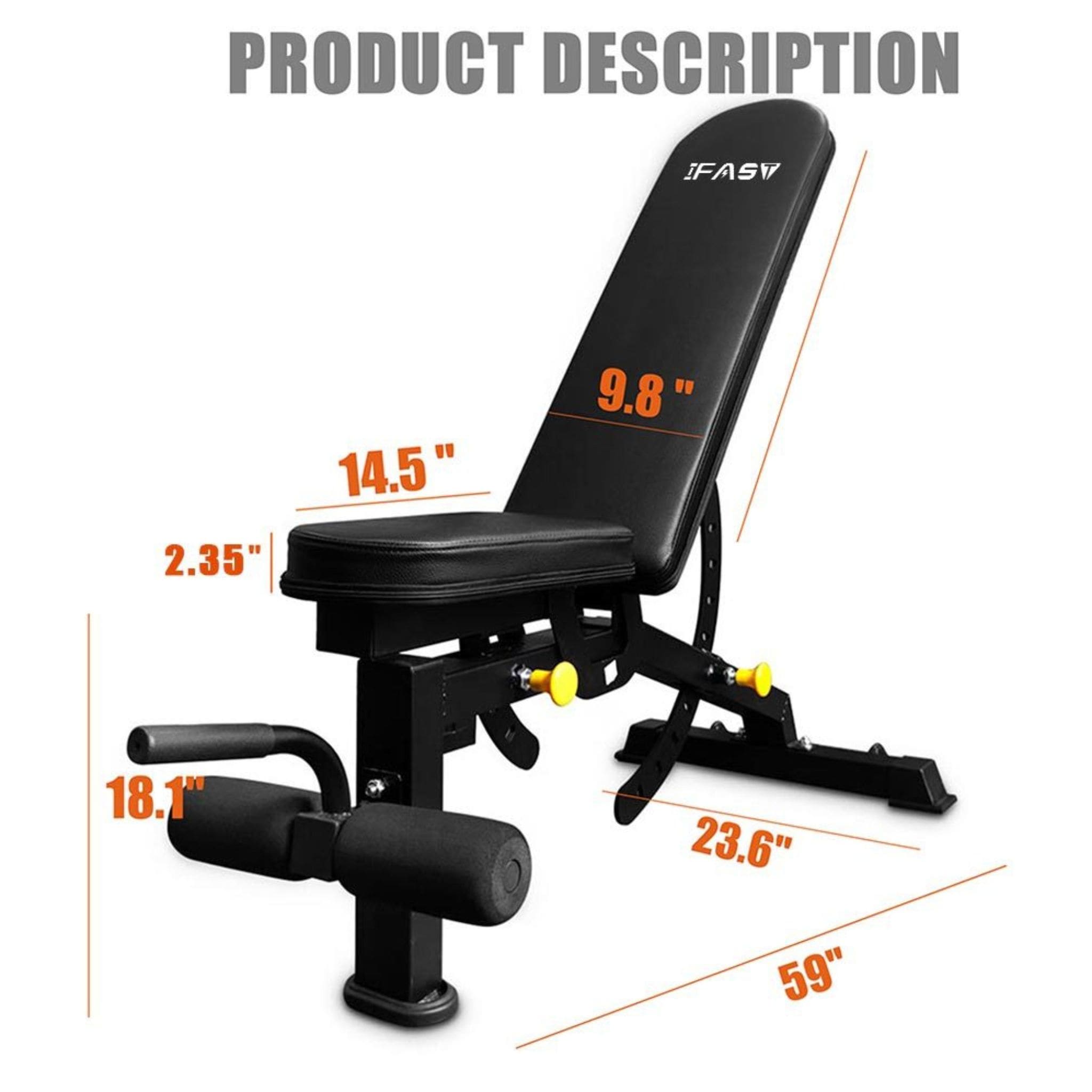 Rovix 1,000 lb Squat Power Cage with Weight Bench — Includes 200 lb Bumper Plate Set