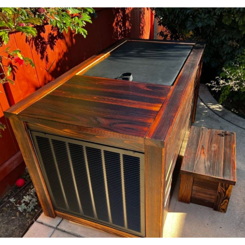 Kooru Handcrafted Redwood Cold Plunge Tub | Shou Sugi Ban | Ozone Filtration | 5 Finishes