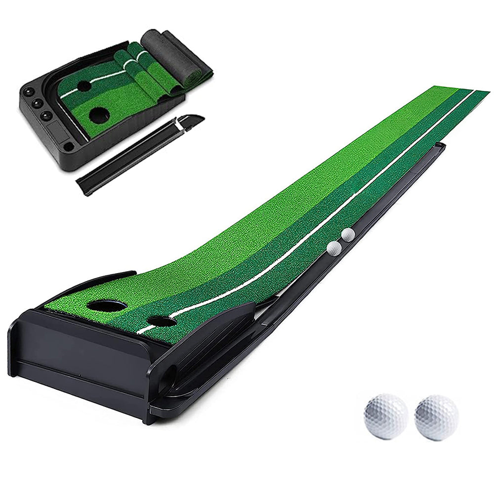 Premium Portable Golf Putting Mat | 8FT & 10FT | Practice at Home