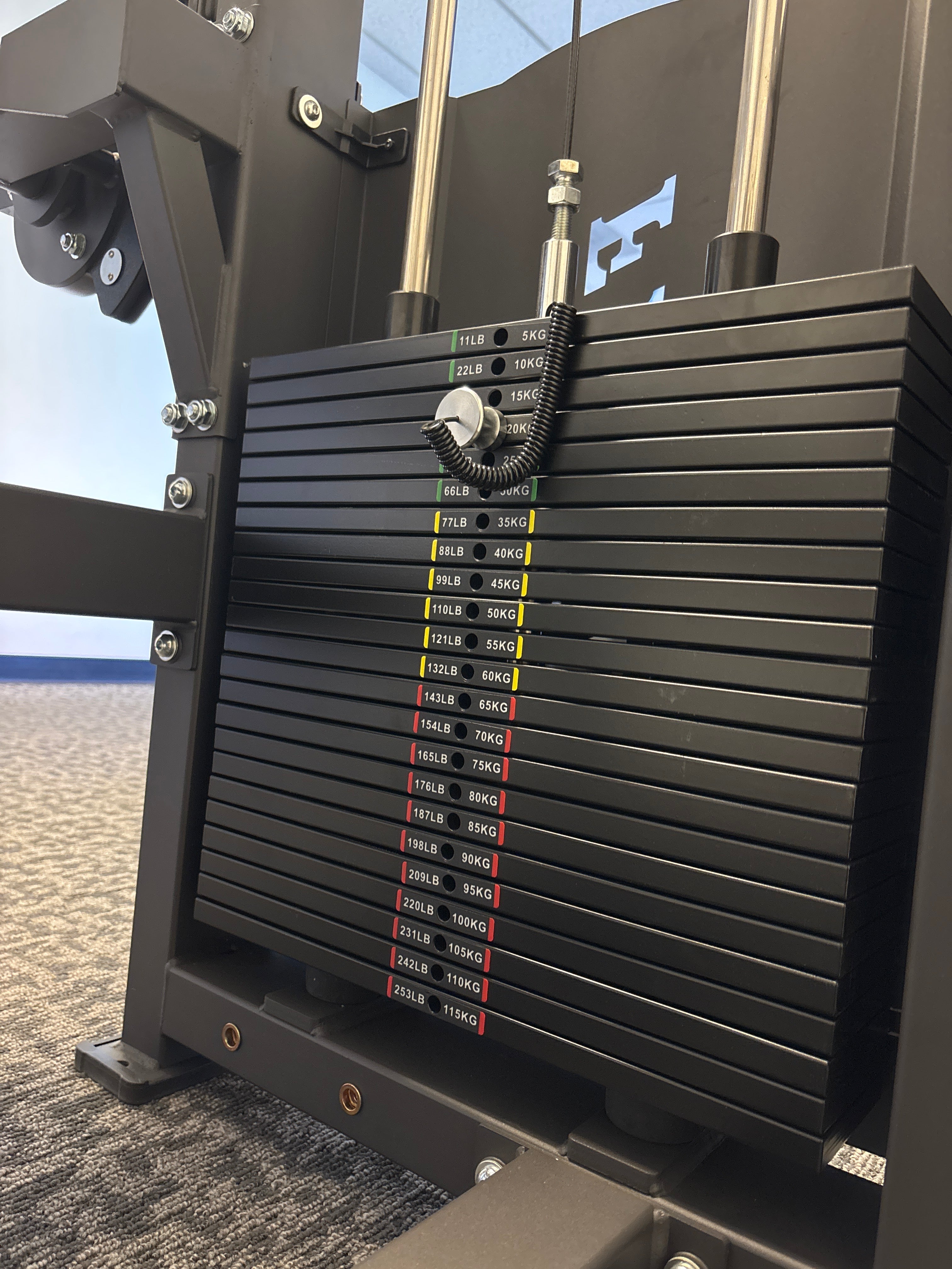 SFE Selectorized Seated Leg Extension & Leg Curl Machine — 250 lb Stack | Dual-Function Commercial