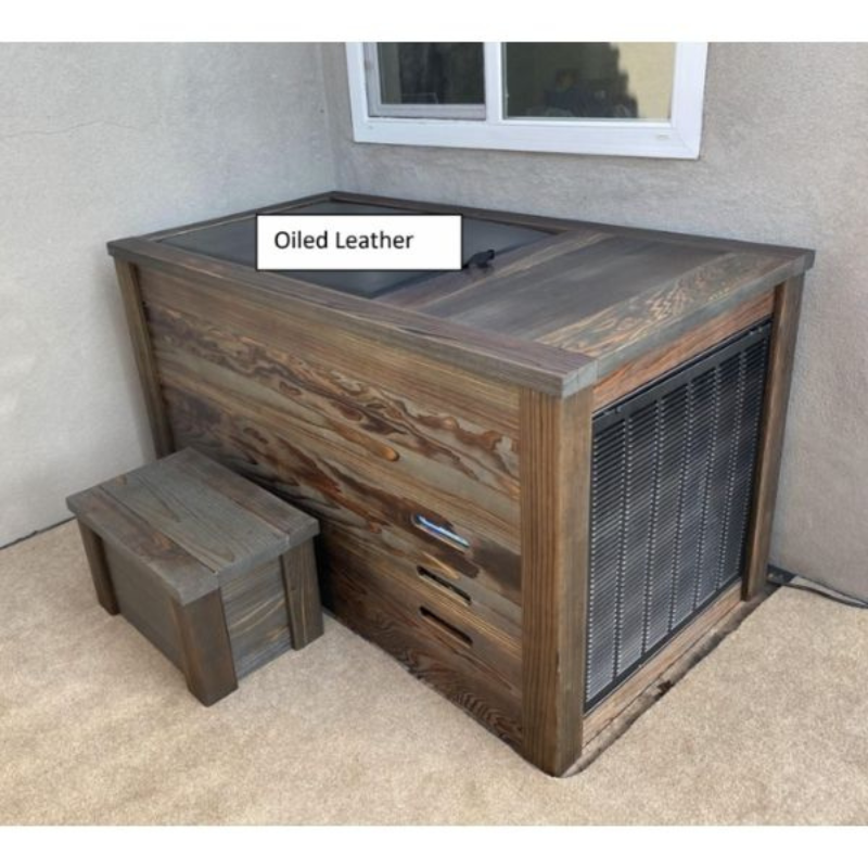 Kooru Handcrafted Redwood Cold Plunge Tub | Shou Sugi Ban | Ozone Filtration | 5 Finishes