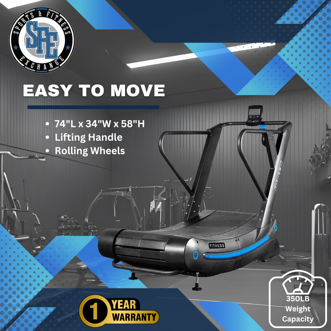 SFE Air Runner Pro — Self-Powered Curved Treadmill | 7-Level Resistance | No Electricity Required