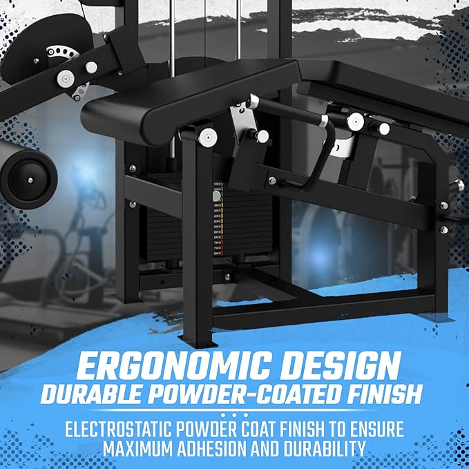 SFE Selectorized Leg Extension & Prone Leg Curl Combo — 250 lb Stack | Commercial Grade